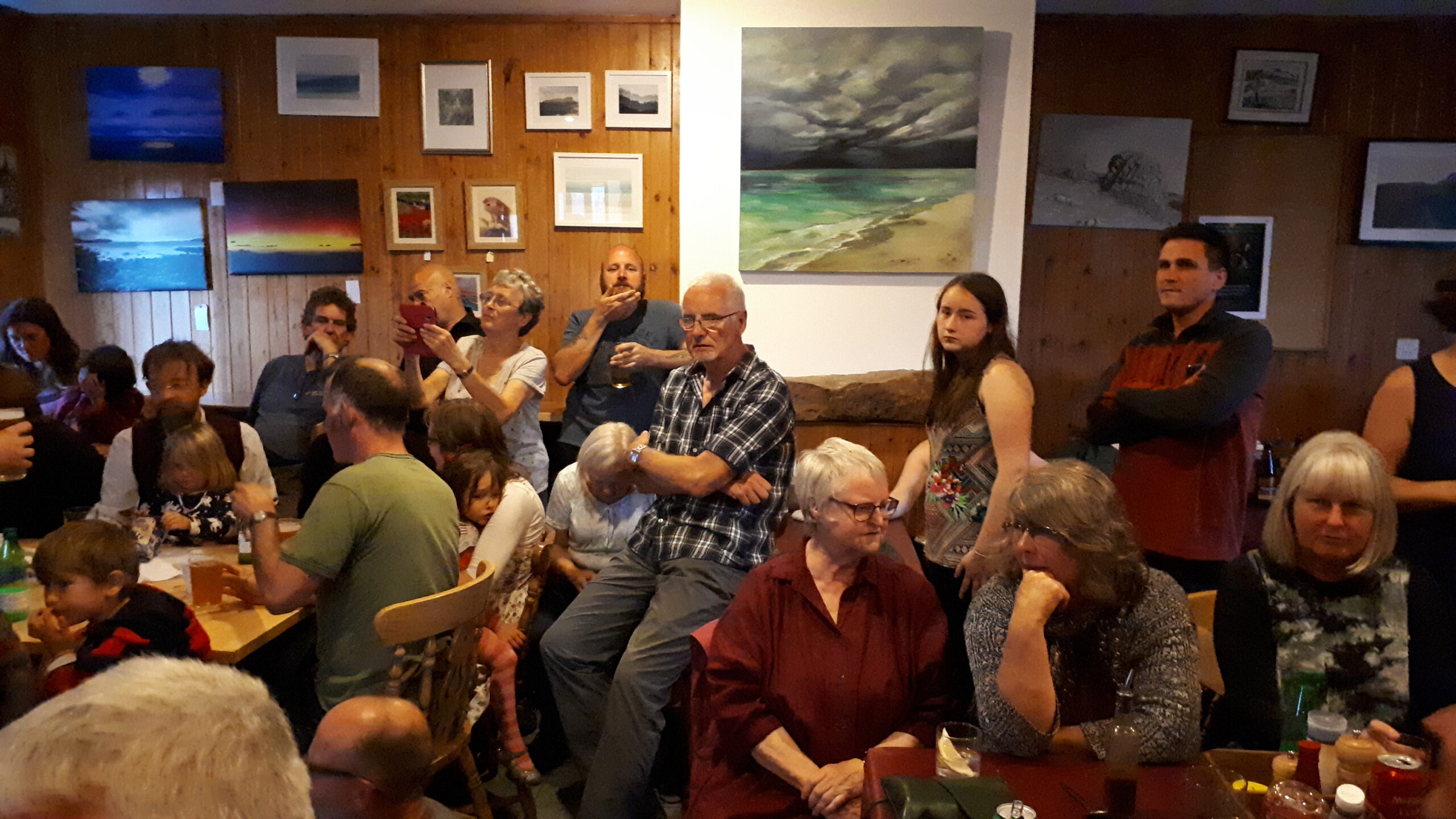 Community Gathering, Touring Network Highlands and Islands, Isle of Eigg